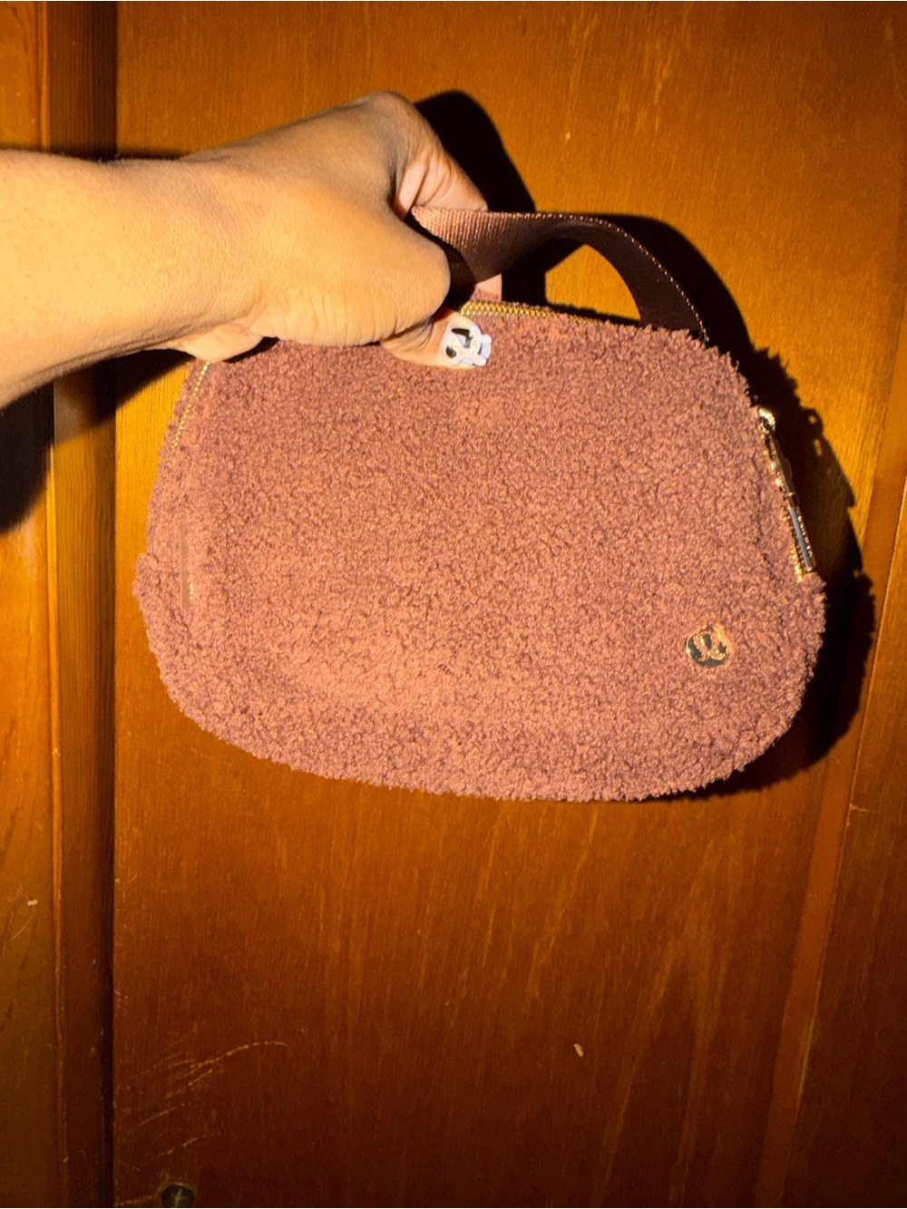 Lululemon Plush Textured Brown Women’s Handbag